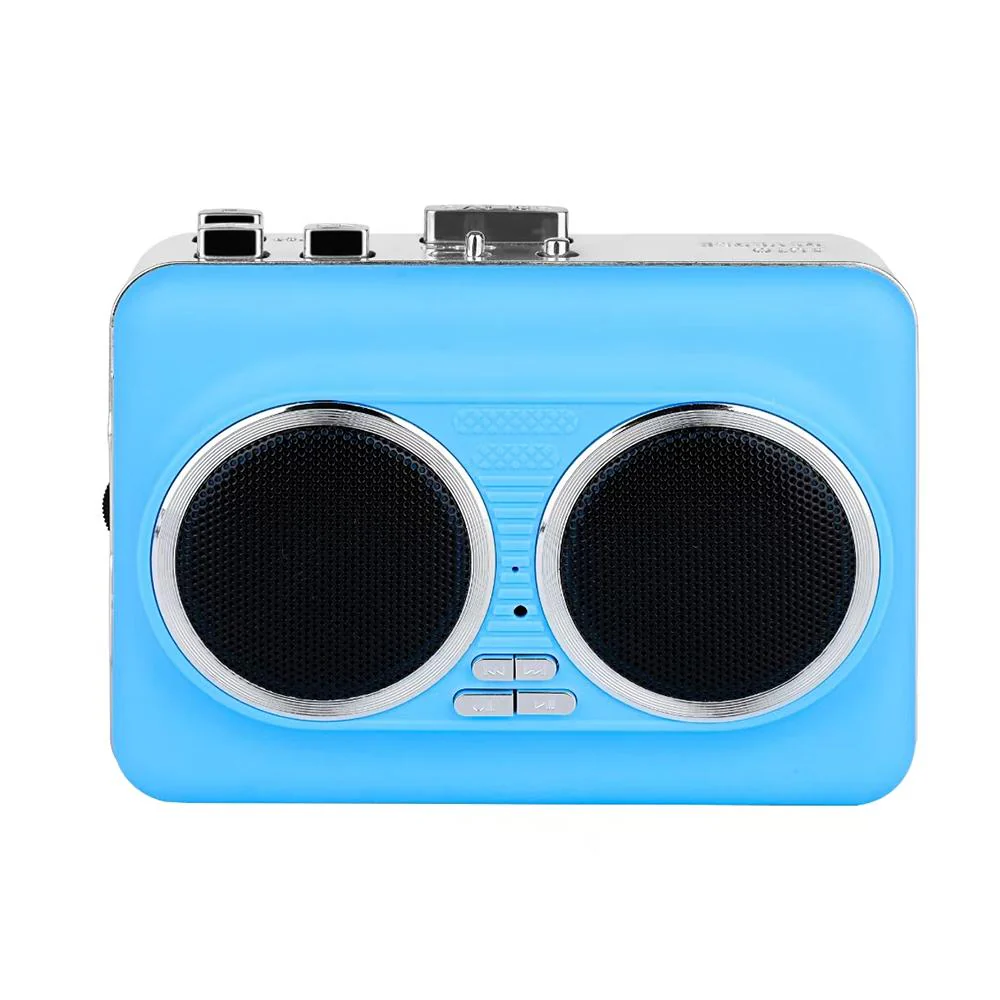 302 Cassette to MP3 Converter Tape Player Portable Dual Speakers