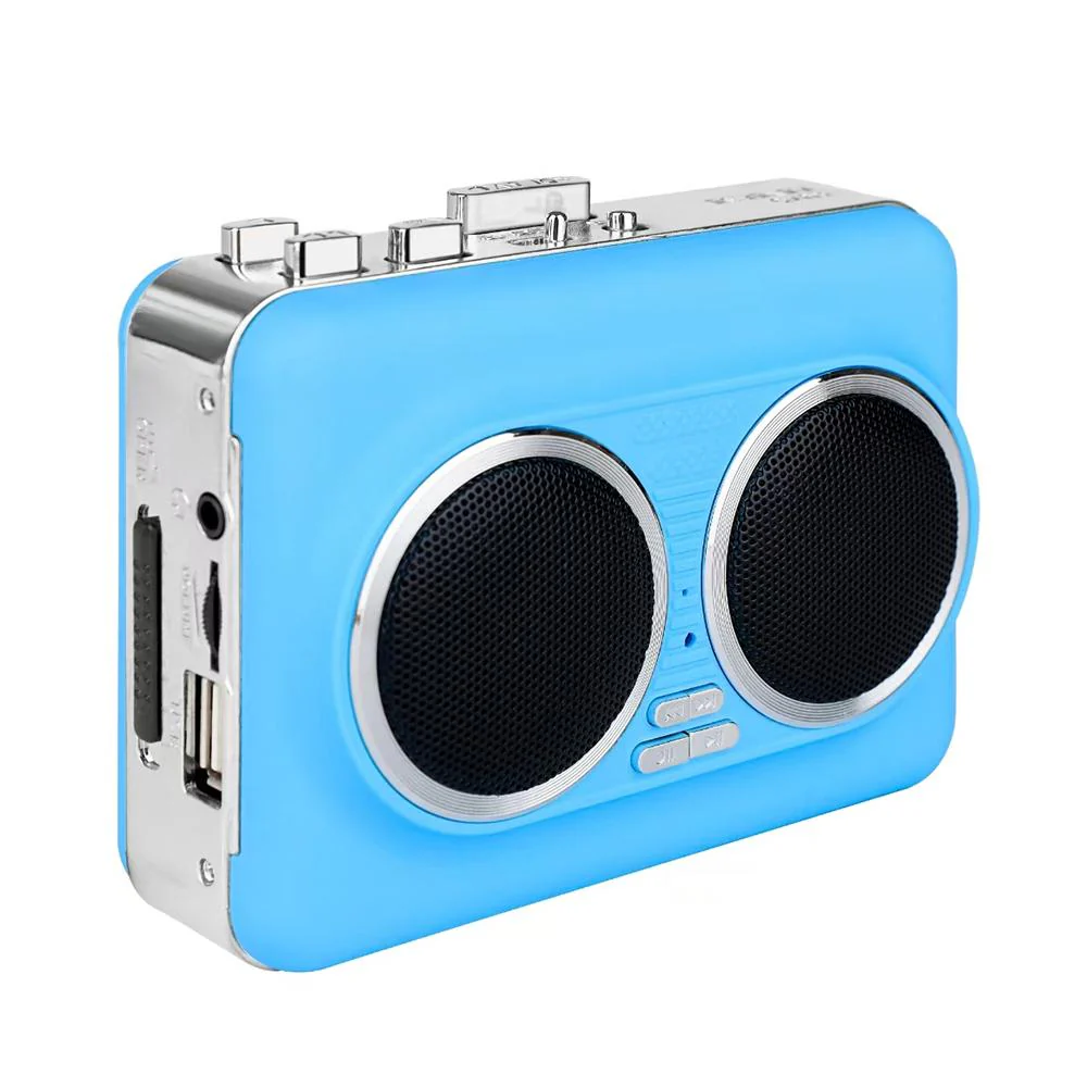 302 Cassette to MP3 Converter Tape Player Portable Dual Speakers - Image 3