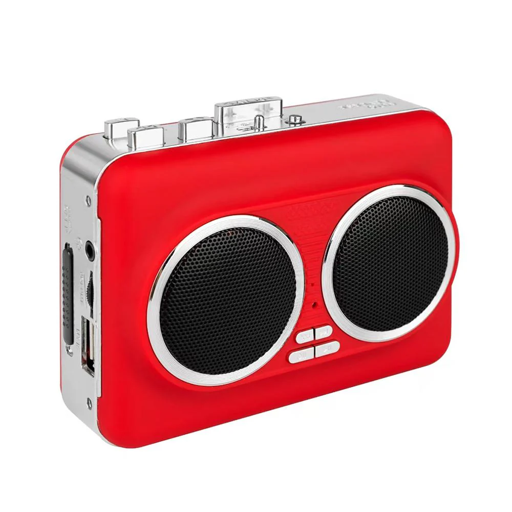 302 Cassette to MP3 Converter Tape Player Portable Dual Speakers - Image 4