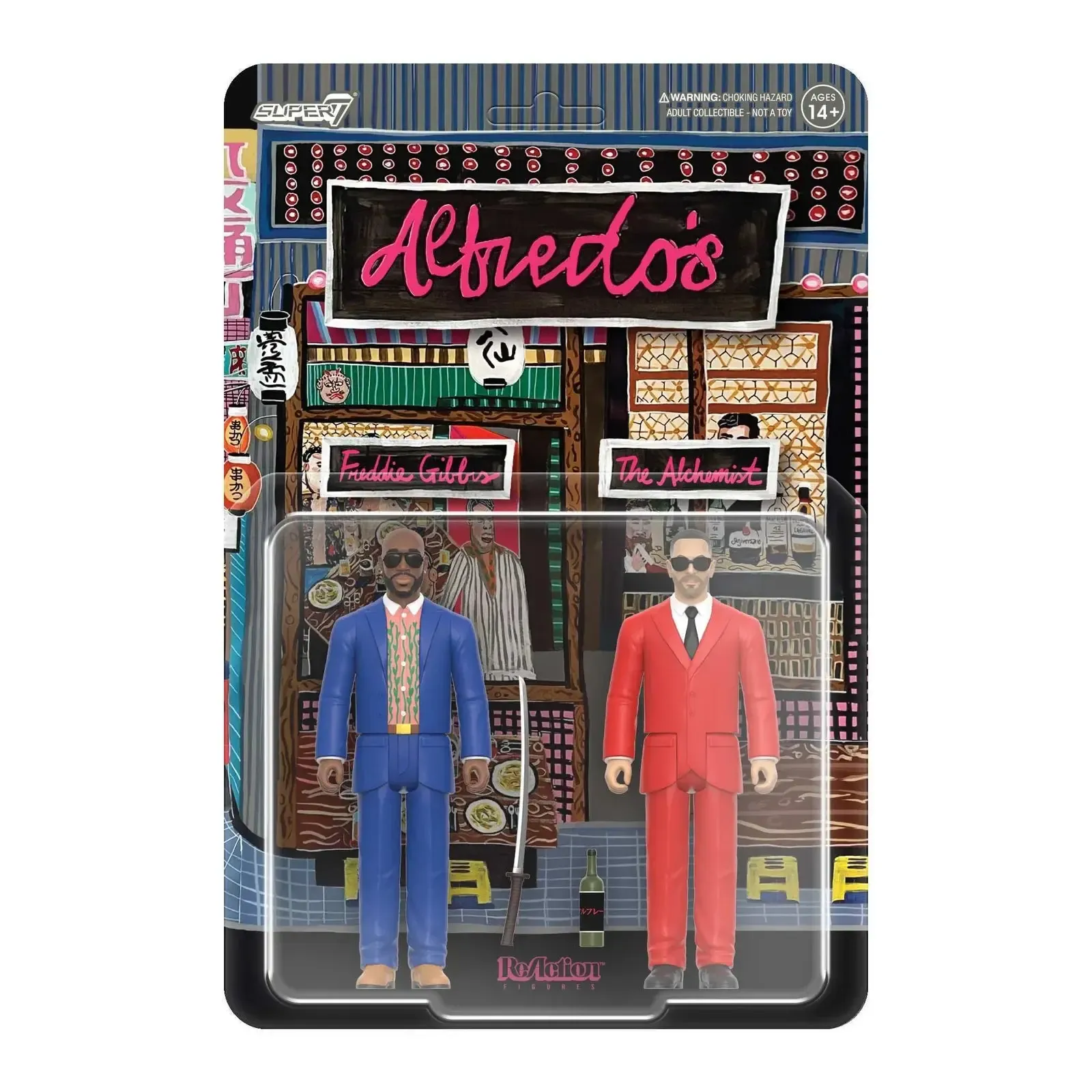 ALFREDO ReAction Action Figures: Freddie Gibbs and The Alchemist Wave 1 Super7
