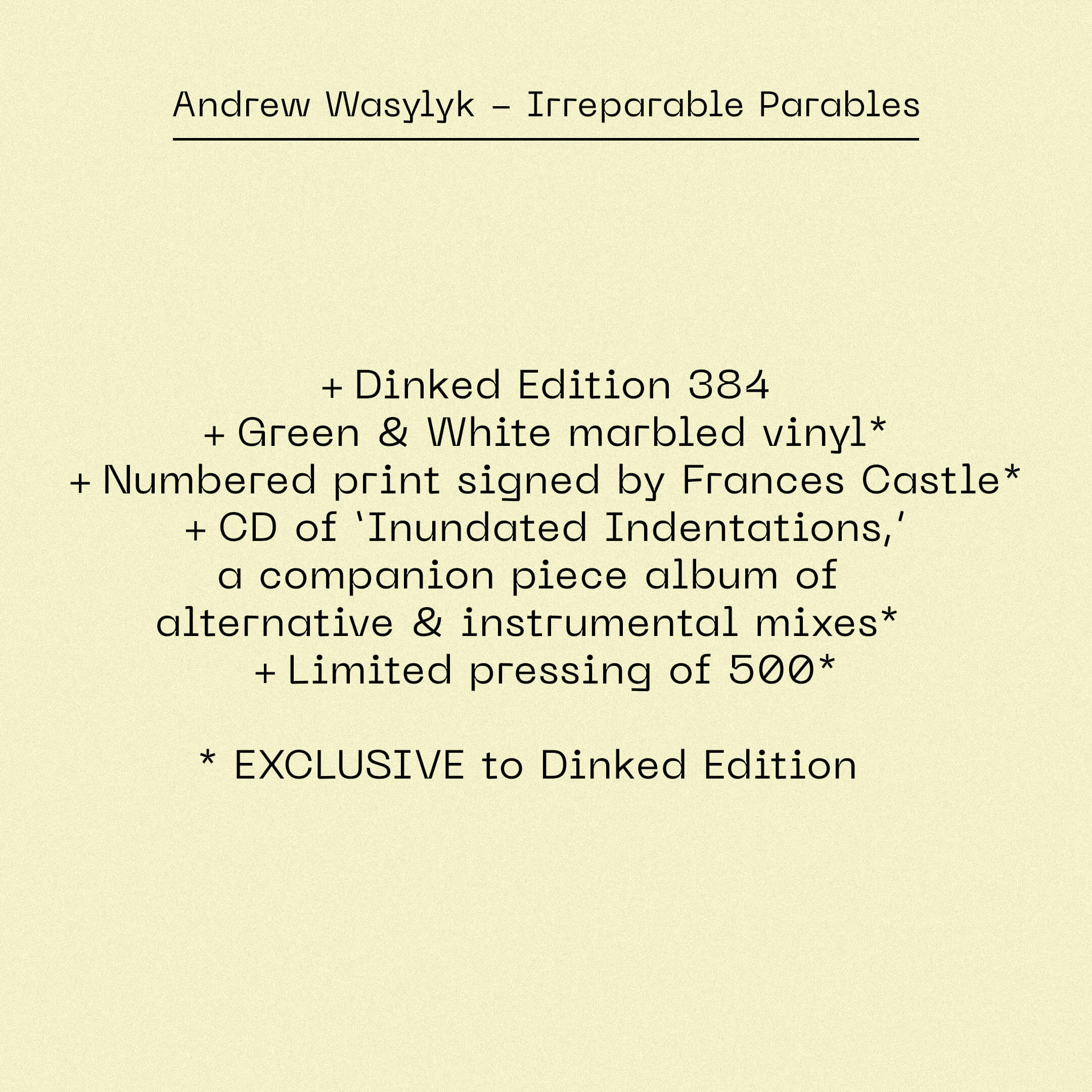 Andrew Wasylyk - Irreparable Parables - Image 3