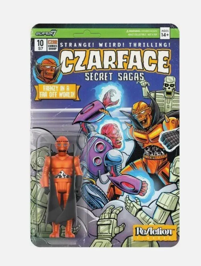 Czarface (Orange & Black) ReAction Figures Wave 11 SUPER 7