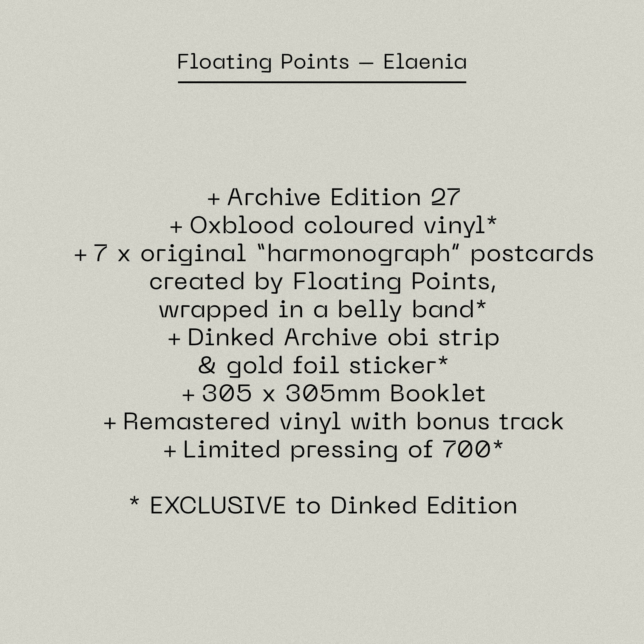 Floating Points - Elaenia (10 Year Anniversary) - Image 7