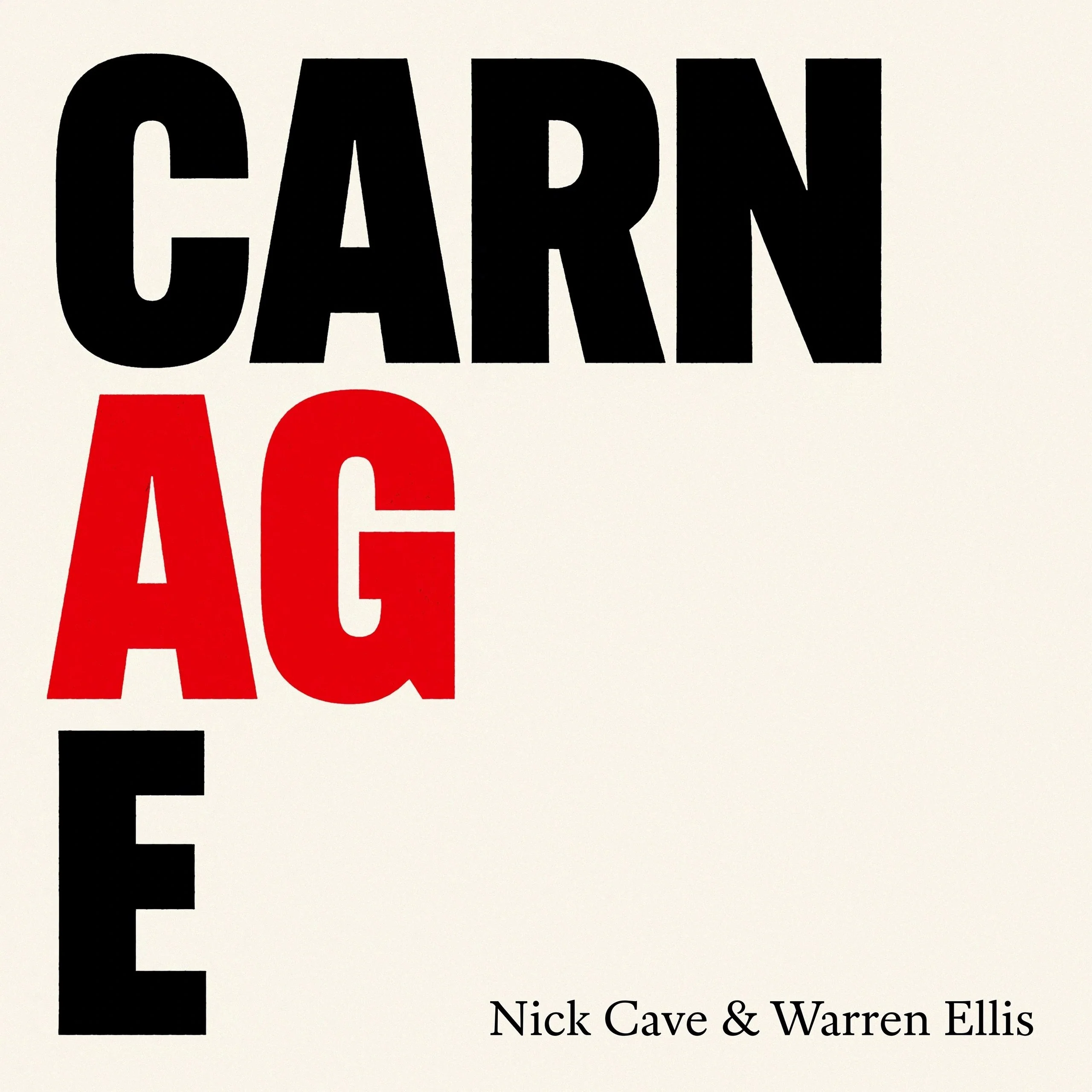 NICK CAVE & WARREN ELLIS - ‘CARNAGE’