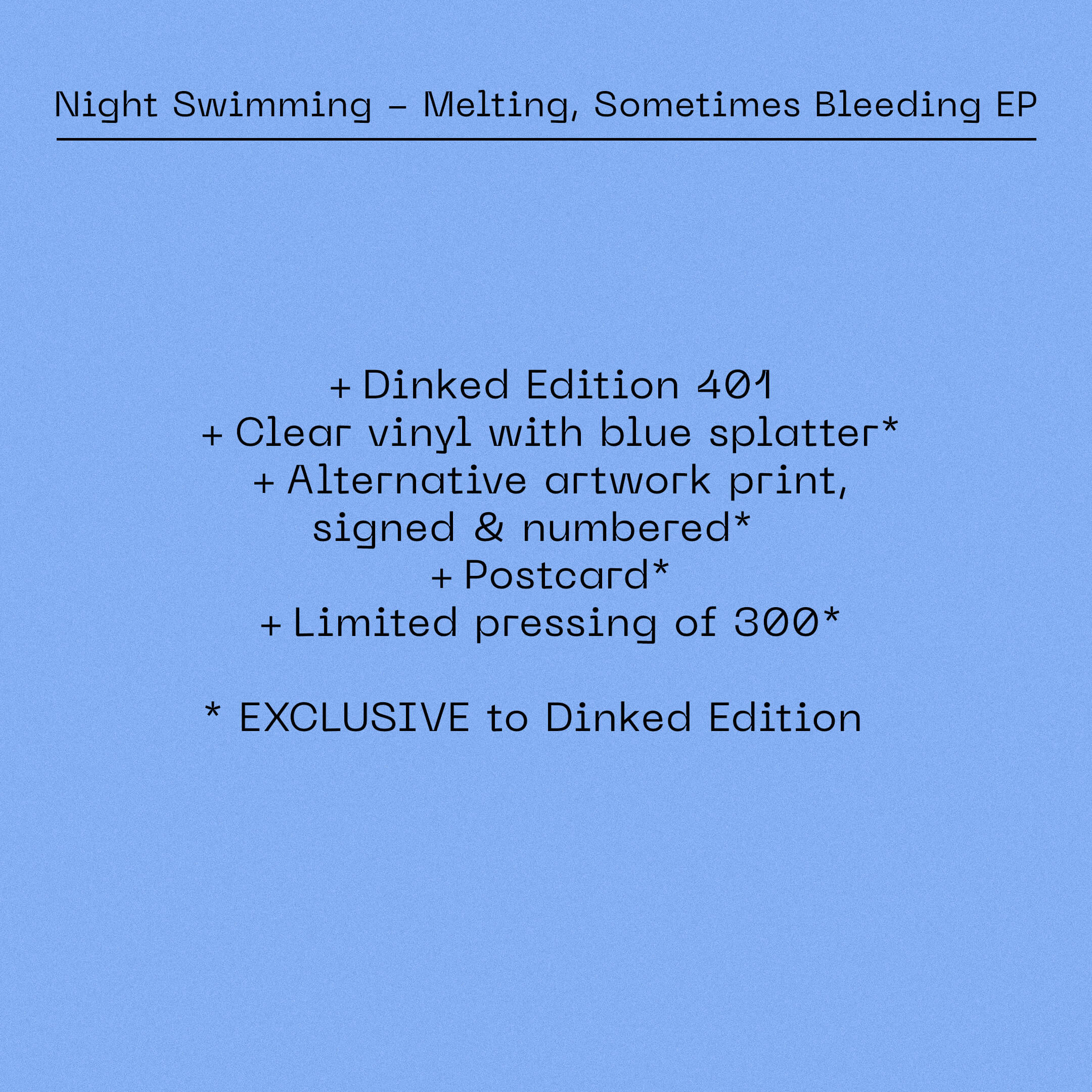 Night Swimming - Melting, Sometimes Bleeding EP - Image 4