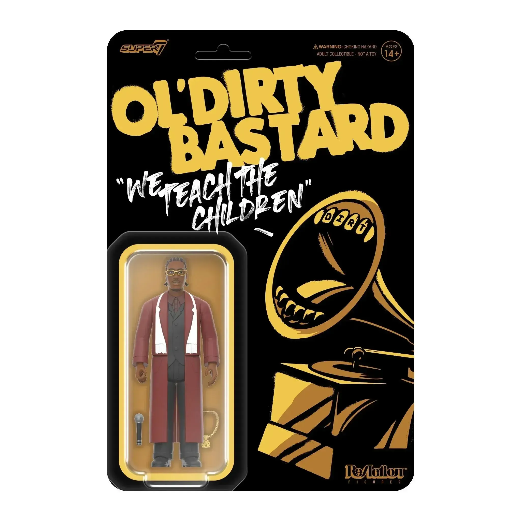 OL DIRTY BASTARD ReAction Figures: ODB (For the Children) Wave 4 Super7