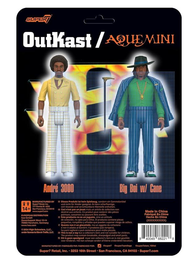 Outkast Aquemini Big Boi and André 3000 - Outkast Action Figures - Image 2