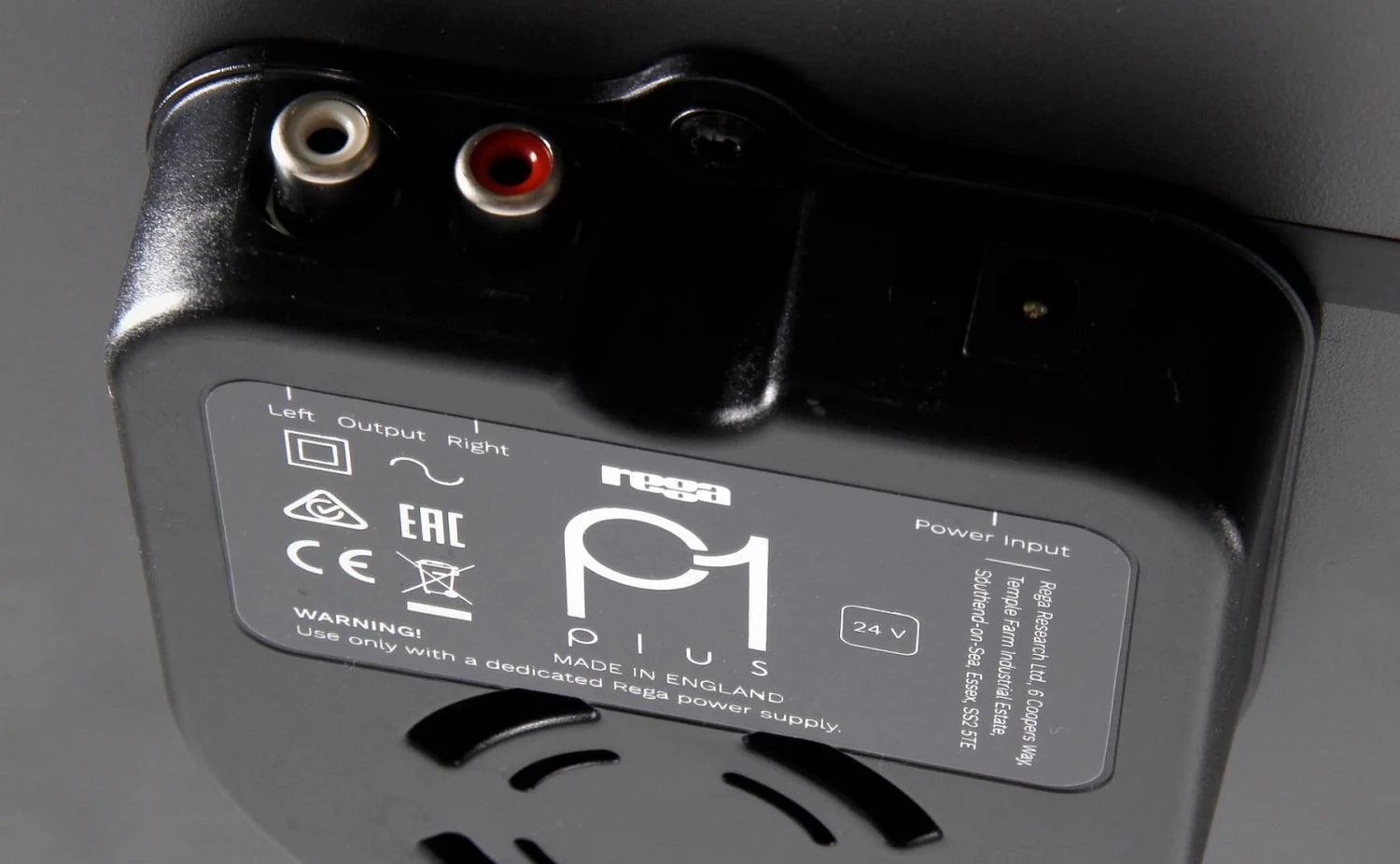 Rega Planar 1 Plus Matt Black Turntable - Image 6