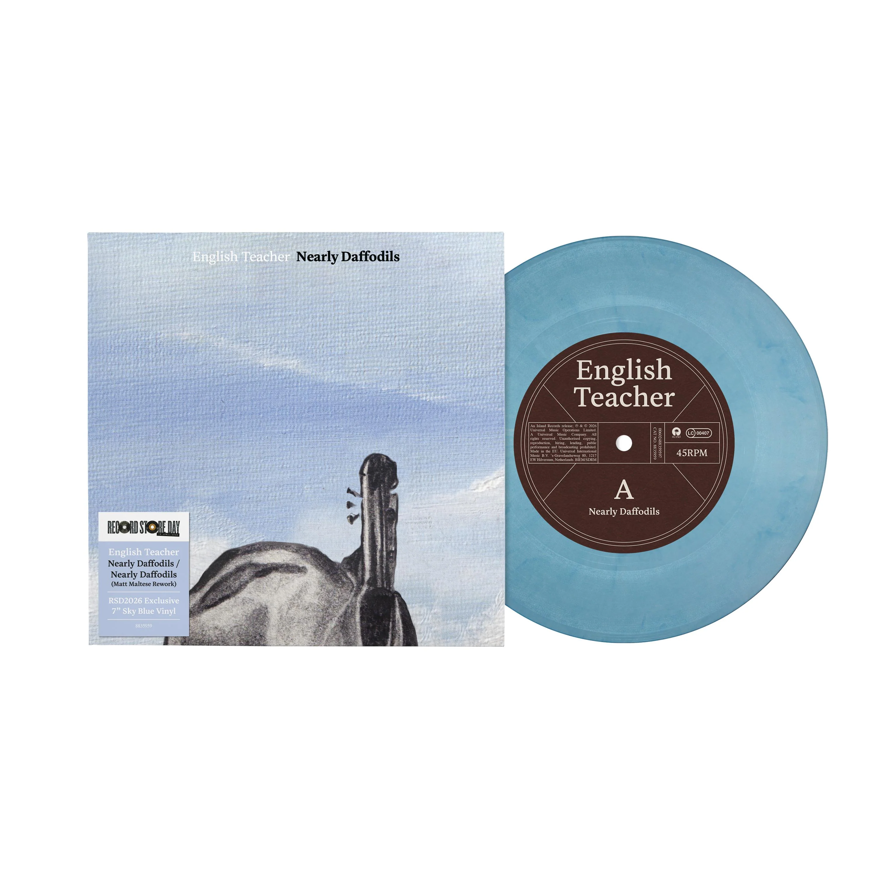 English Teacher - Nearly Daffodils / Nearly Daffodils (Matt Maltese Rework) (RSD 2026) - Image 2