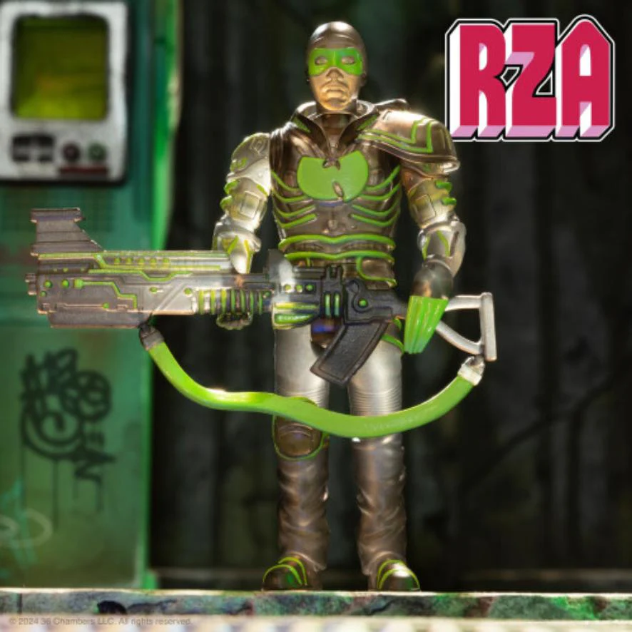 Super7 RZA Reaction Figures Wave 04 - Bobby Digital (Clear) Action Figure