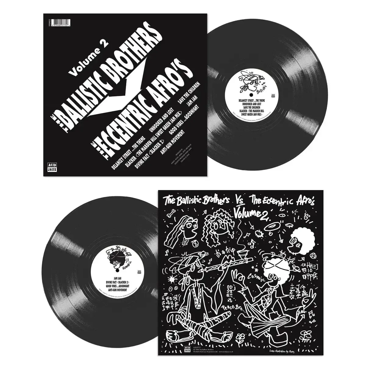 The Ballistic Brothers - The Ballistic Brothers Vs The Eccentric Afros - Volume 2 - Image 2