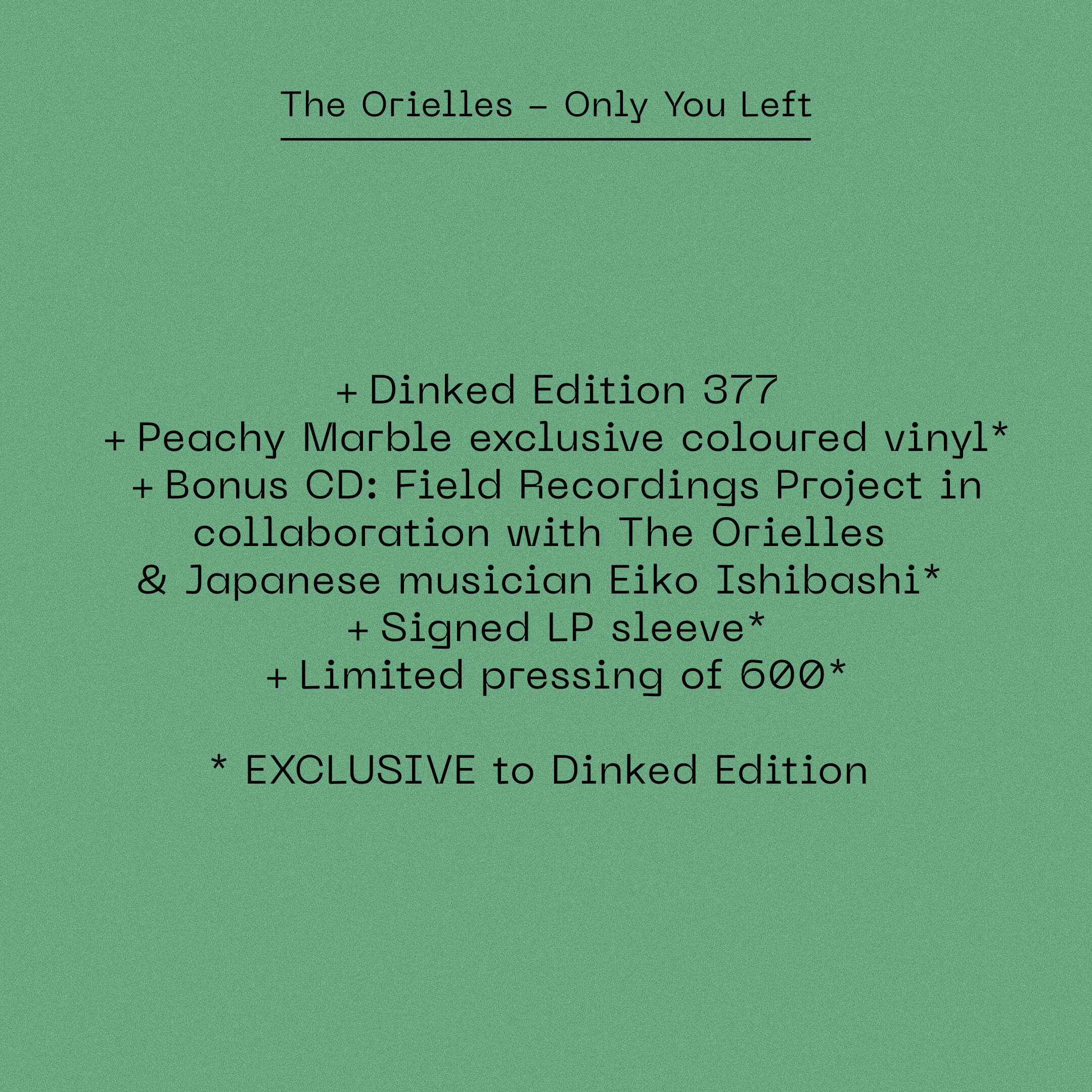 The Orielles - Only You Left - Image 6