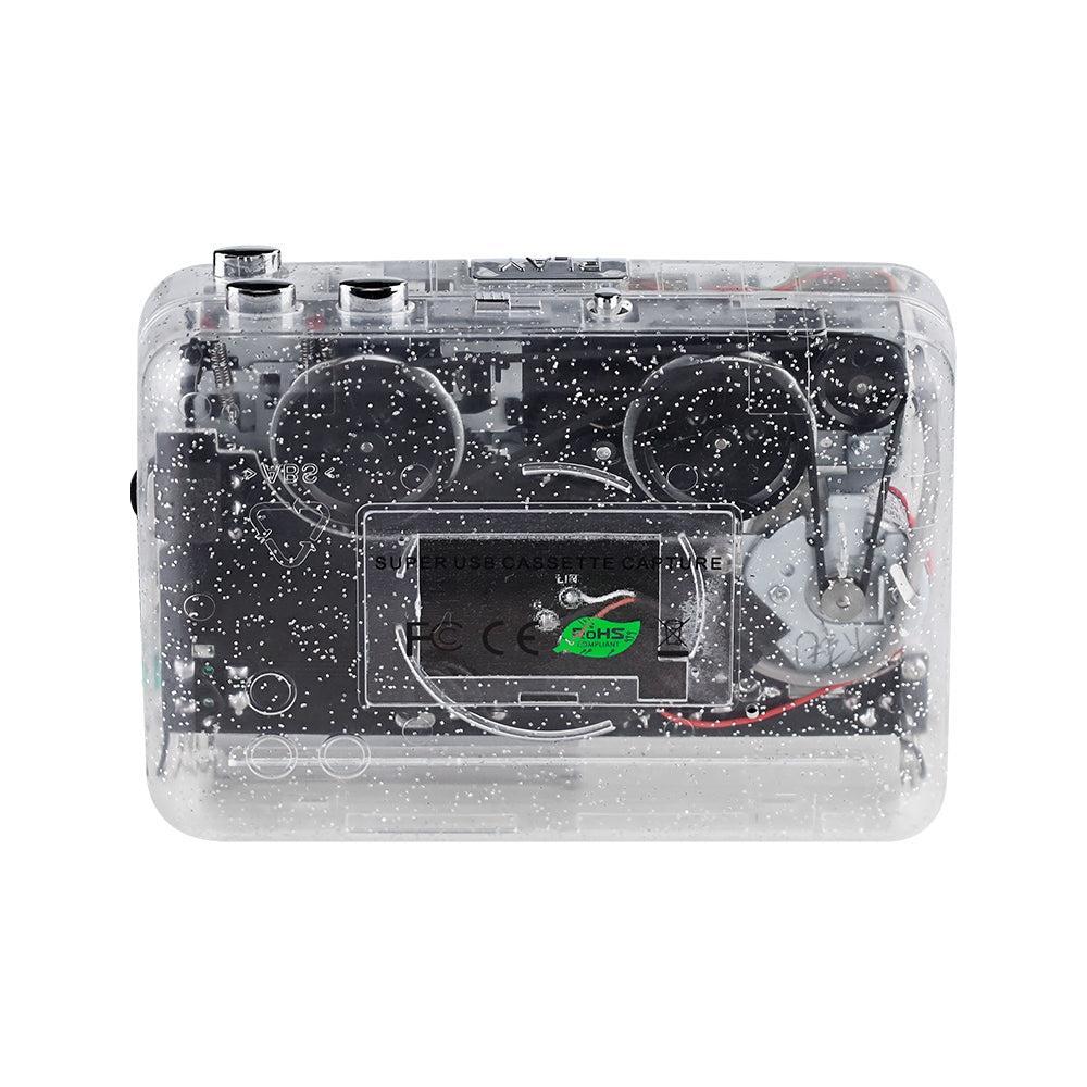 Copper Flywheel Tape Converter Type-C Cassette to MP3 Player (Transparent) - Image 7