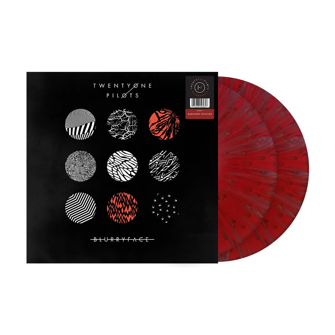 Twenty One Pilots - Blurryface - Ltd 2LP Burgundy Splatter vinyl - Image 2