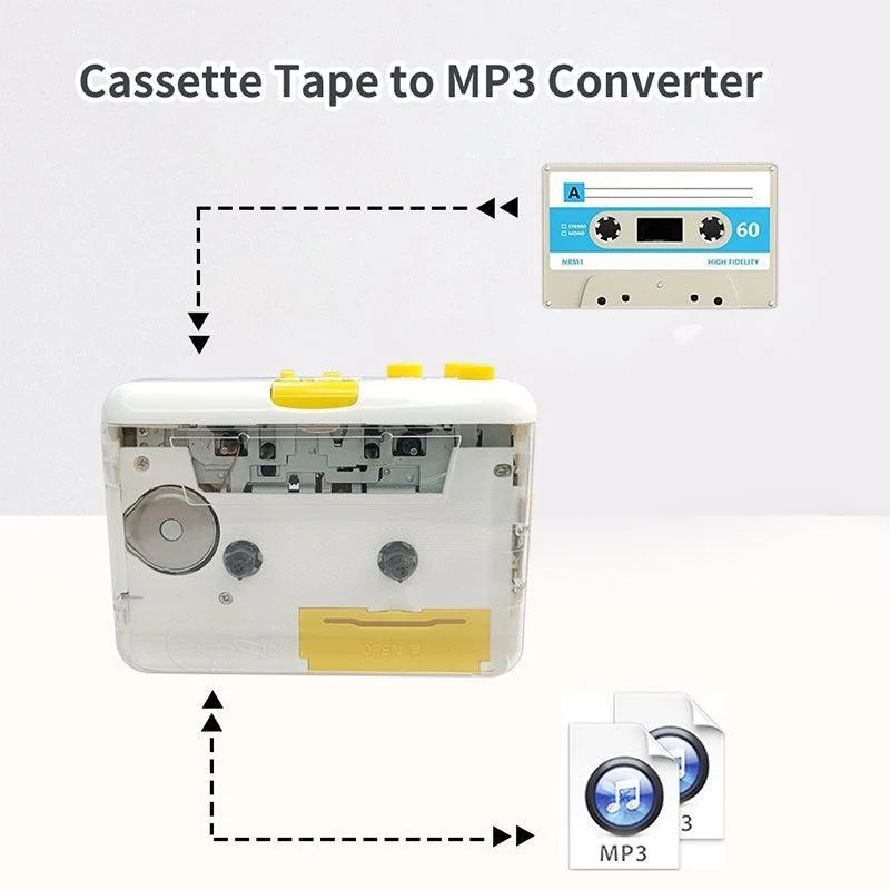 YY700 OTG Cassette Player Tape To MP3 Converter - Image 2